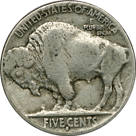 Six Buffalo Nickels.