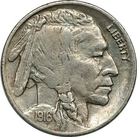 Eleven Buffalo Nickels.