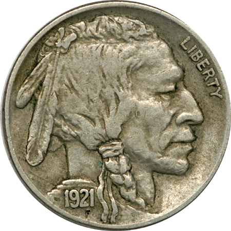 Twelve Buffalo Nickels.