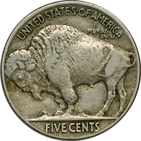 Twelve Buffalo Nickels.