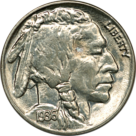 Ten Buffalo Nickels.