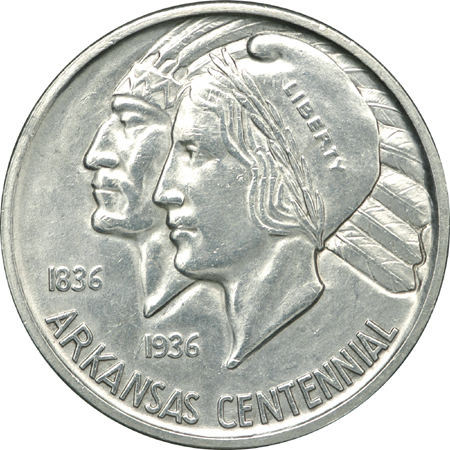 Eleven commemorative half-dollars.