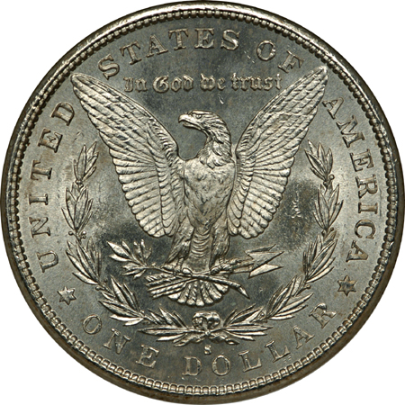 Twenty-two silver dollars. NGC MS-64.