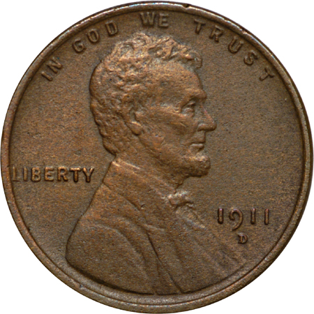 Twenty Lincoln cents.
