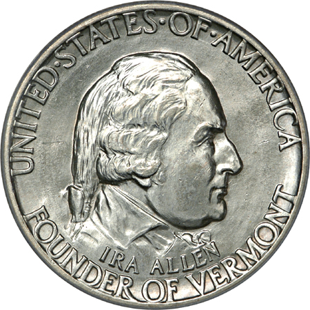 1927 Vermont, 1935 Connecticut and 1936 Wisconsin commemorative half-dollars, PCGS.