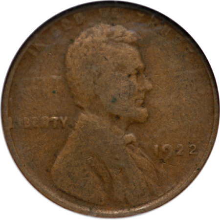 1922 Plain. NGC VG-10 BN.