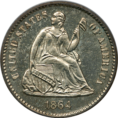 1864 PCGS PF-63.