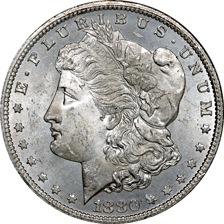1880-CC, 1883-CC and 1884-CC GSA Morgan dollars, NGC.