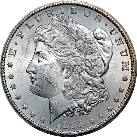 1885-CC GSA Morgan dollar. Unc.