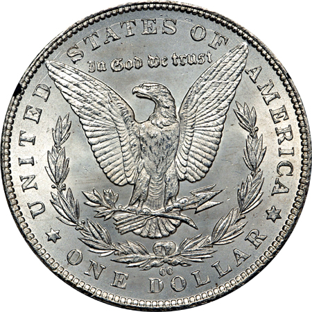 1885-CC GSA Morgan dollar. Unc.