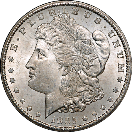 1885-CC GSA Morgan dollar. Unc.