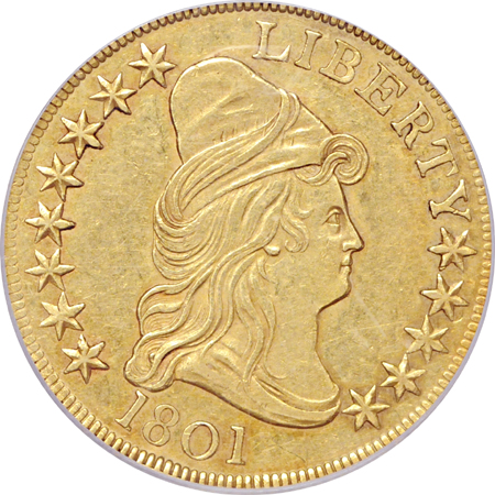 1801 PCGS AU-55.