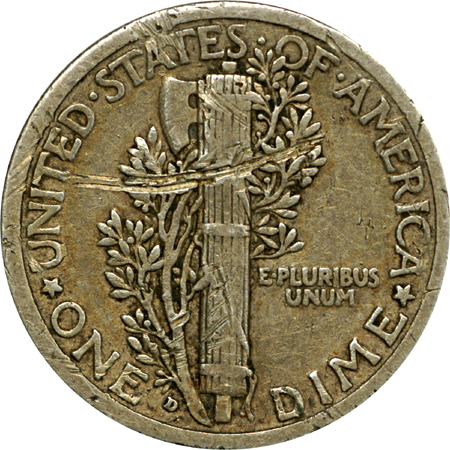 Album (1916 - 1945) of Mercury dimes.