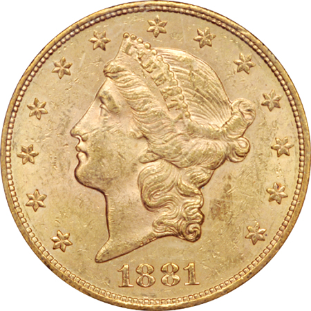 1881-S PCGS MS-61.