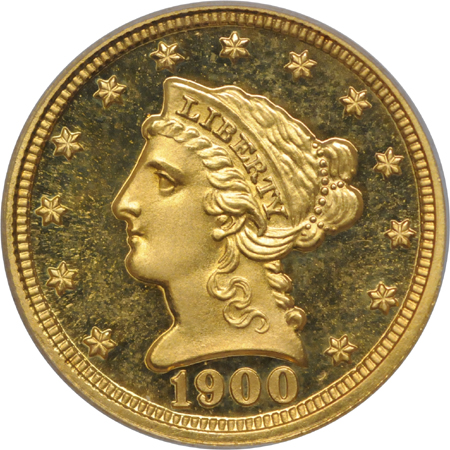 1900 PCGS PF-66DCAM.