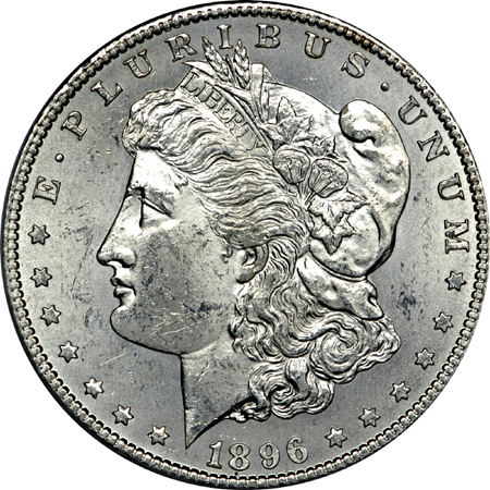 1896-S "Vam-8," PCGS MS-63.