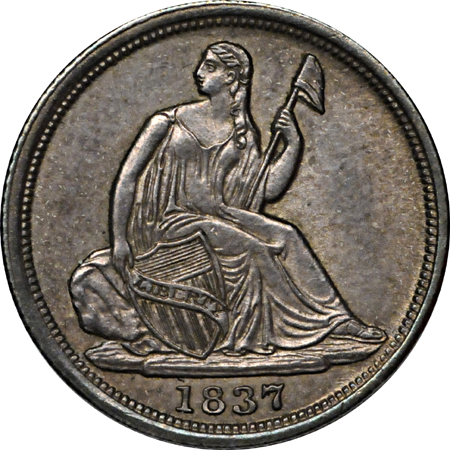 1837 Small Date. MS-63.