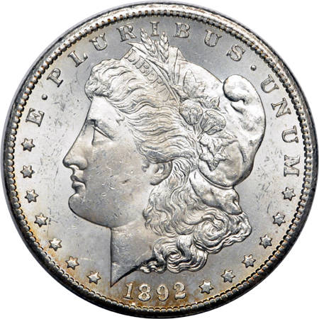 1891-CC and 1892-CC Morgan dollars.