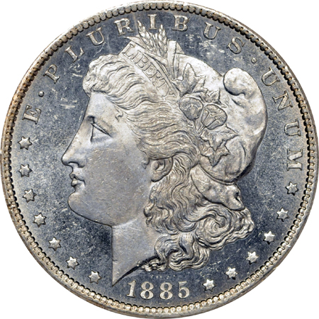 1885-CC ANACS MS-63 Cameo DMPL.