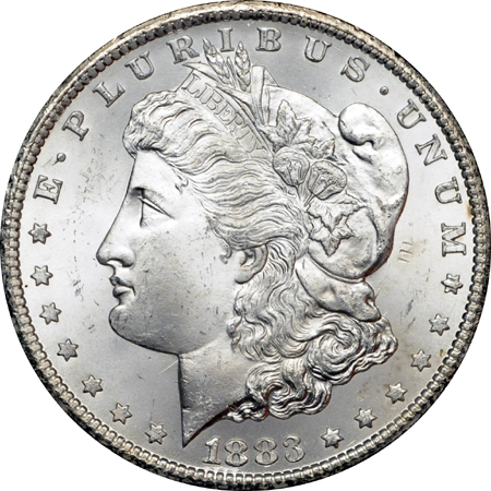 Partial album (1878 - 1886) of Morgan dollars plus two GSA Morgan dollars.