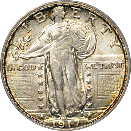 1917-D Type 2. PCGS MS-65FH.