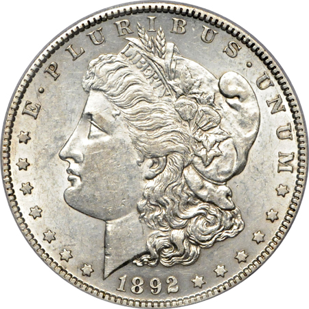 1892-S PCGS AU-55.