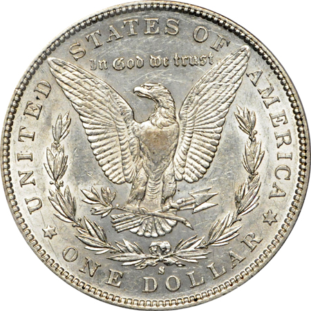 1892-S PCGS AU-55.