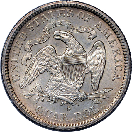 1876-S PCGS AU-58