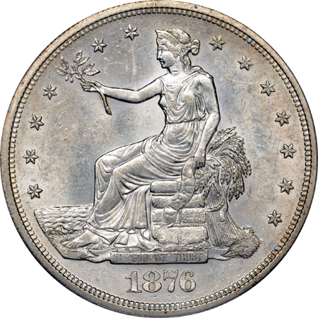 1876-S PCGS AU-55.