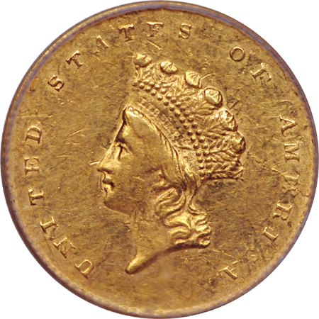 1856-S PCGS AU-55.