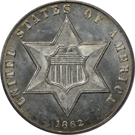 1862 PCGS MS-65.