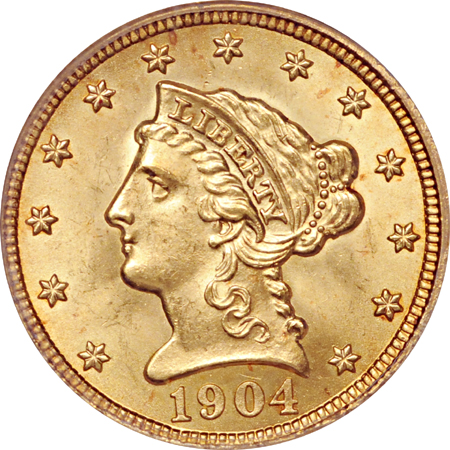 1904 PCGS MS-65.