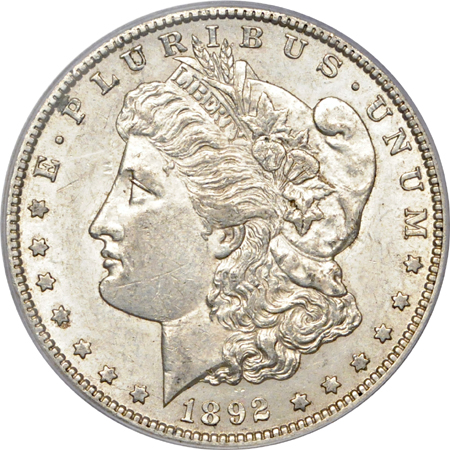 1892-S PCGS AU-55.