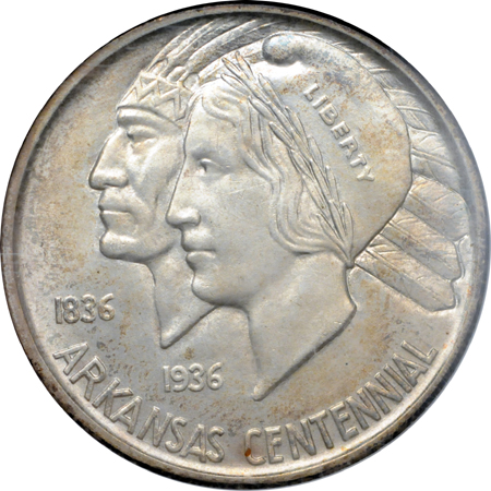 1939-D Arkansas. NGC MS-66.