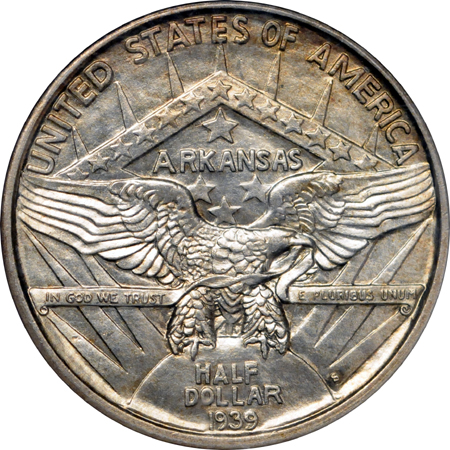 1939-S Arkansas. NGC MS-65.