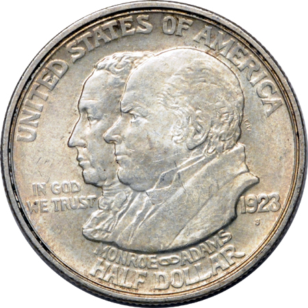 Ten Classic Silver Commemorative half-dollars.