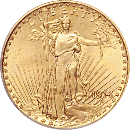 1914 PCGS MS-64.