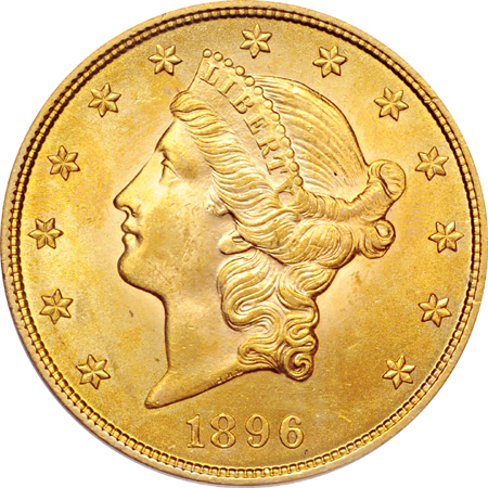 1896 PCGS MS-62.