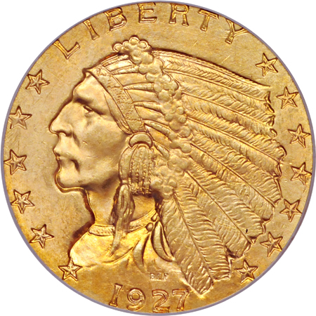 1927 PCGS MS-64.