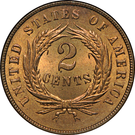 1869 NGC MS-65 RD.