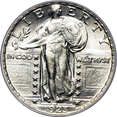 1923 PCGS MS-65.