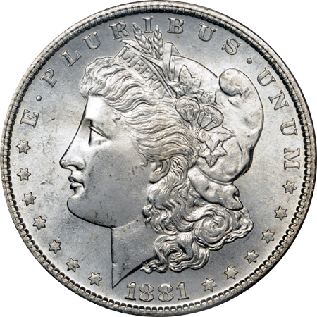 1881-S PCGS MS-66.