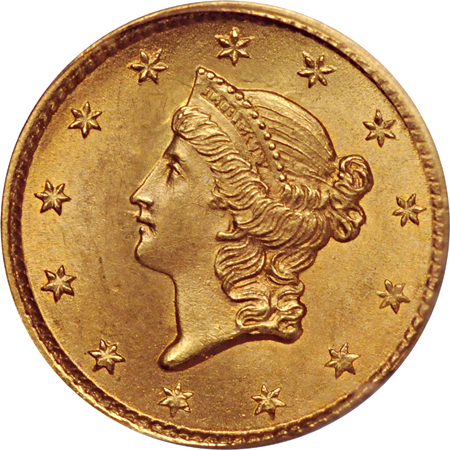 1853 PCGS MS-64.