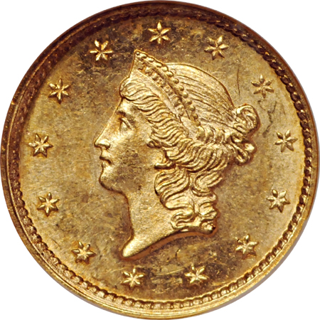 1854 Type 1. NGC MS-63.