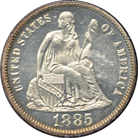 1885 PCGS PF-62.