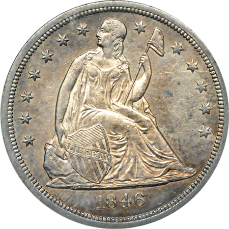 1846-O ANACS MS-61.