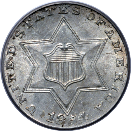 1854 Type 2. PCGS MS-64.