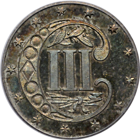 1855 PCGS PF-64.