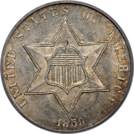 1859 PCGS MS-65.