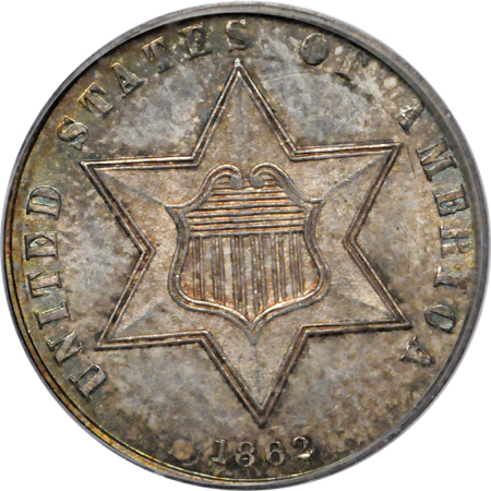 1862 PCGS MS-65.